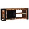 vidaXL TV Cabinet Black and brown Solid reclaimed wood, iron Medium
