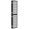 vidaXL Folding 6-Panel Room Divider Japanese Style 94.5x66.9" Black