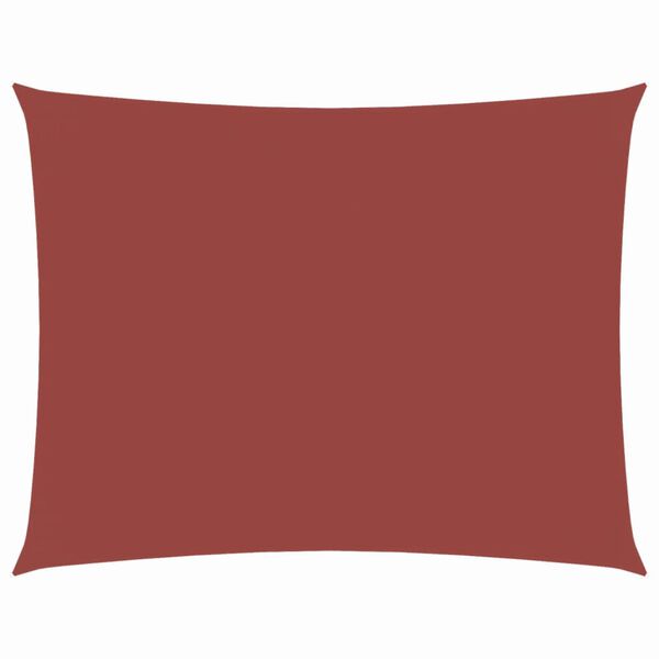 vidaXL Sunshade Sail Oxford Fabric Rectangular 9.8x13.1' Terracotta