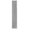 vidaXL Wall Shelf Grey Sonoma Engineered Wood Medium Wall Shelf