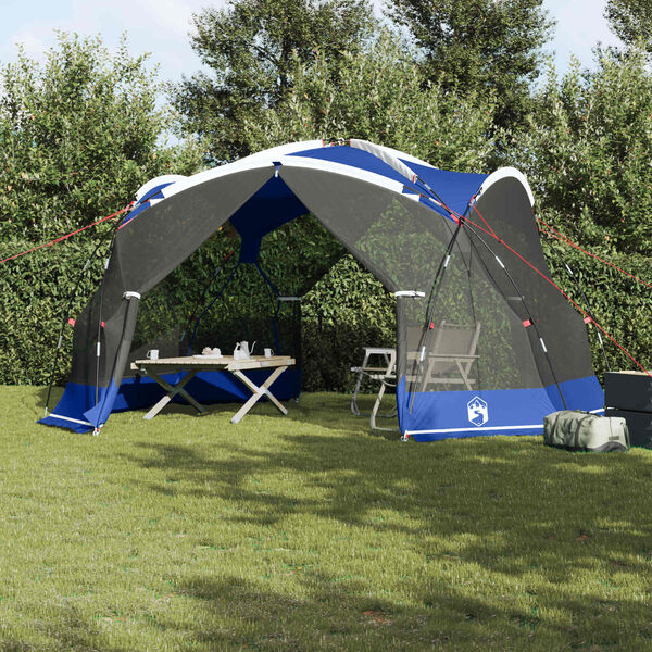 vidaXL Tents with Roof azure blue 434 x 434 x 230 cm Polyester
