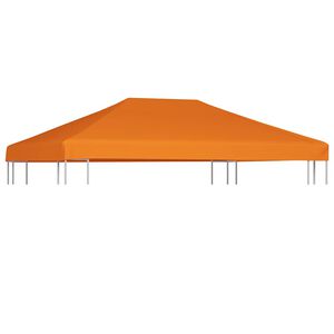 vidaXL Gazebo Top Cover Orange Polyester with PVC coating 13.1 x 9.8 feet