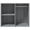 vidaXL Dressing Cabinet Grey sonoma Engineered wood 31.5x15.7x25.6 in