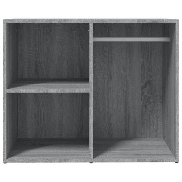 vidaXL Dressing Cabinet Grey sonoma Engineered wood 31.5x15.7x25.6 in