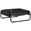 vidaXL Elevated Dog Bed Anthracite 600D Oxford fabric, Powder-coated steel