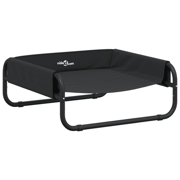 vidaXL Elevated Dog Bed Anthracite 600D Oxford fabric, Powder-coated steel