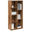 vidaXL Book Cabinet Old Wood Engineered Wood Medium Book Cabinet