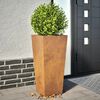 vidaXL Garden Planter Set of 2 Brown Weathering Steel Heavy Duty