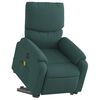 vidaXL Electric Stand Up Massage Recliner Chair Dark Green