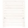 vidaXL Composter White Solid pine wood 32.5 in x 32.5 in x 39.2 in