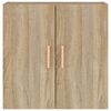 vidaXL Wall Cabinet Sonoma Oak Engineered Wood 23.6 in x 11.8 in x 23.6 in