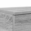 vidaXL Bed Drawers Grey Sonoma 59.06 x 14.37 x 6.50 in Engineered Wood
