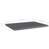 vidaXL Shelf Set of 4 High gloss grey Engineered Wood Small Simple