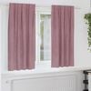 vidaXL Blackout Curtains 2 pcs Dark Pink 55.12 x 68.90 in Velvet