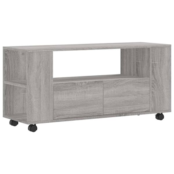 vidaXL TV Cabinet Grey Sonoma Engineered Wood Medium Stylish TV Cabinet