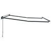 vidaXL Awning Frame Manual Anthracite 9.84 x 8.20 ft Aluminium