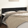 vidaXL Headboards 2 pcs Black 35.4"x2"x30.7"/34.6" Velvet
