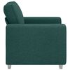 vidaXL Sofa Dark Green 39.37 x 30.31 x 32.28 in Fabric