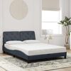 vidaXL Bed Frame Dark gray