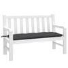 vidaXL Garden Bench Cushion Melange anthracite 100% polyester Extra Thick