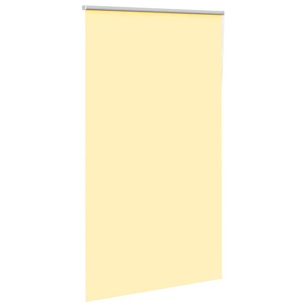 vidaXL Roller Blind Yellow 100% Polyester 51.2 x 82.7 in