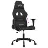 vidaXL Gaming Chair Black Fabric