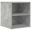 vidaXL Corner Cabinet Concrete gray Engineered wood 63x15.7x17.7 in