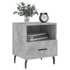 vidaXL Bedside Cabinet Set of 2 Concrete Grey