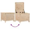 vidaXL Garden Sofa Set Natural wood Solid pine wood Adjustable Modular