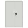 vidaXL File Cabinet Light grey Powder-coated steel Large