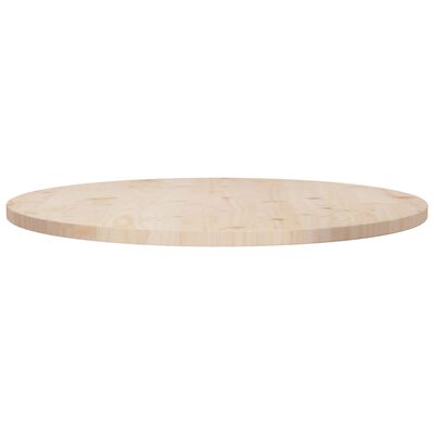 vidaXL Table Top Ø31.5"x1" Solid Wood Pine