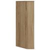 vidaXL Corner Bathroom Mirror Cabinet Oak