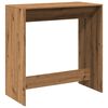 vidaXL Bar Table Artisan Oak Engineered Wood Medium Chic Design