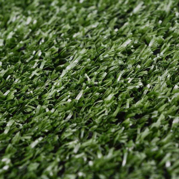 vidaXL Artificial Grass Green PP (polypropylene) 4.9x16.4ft