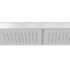 vidaXL Shower Panel Silver 201 stainless steel Large Decorative Inlays