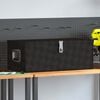 vidaXL Storage Box Black 31.5"x15.4"x11.8" Aluminum