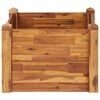 vidaXL Garden Raised Bed Natural wood color Solid Acacia wood