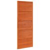 vidaXL Barn Door Wax Brown 31.5x81.9" Solid Wood Pine
