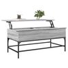 vidaXL Coffee Table Gray Sonoma Engineered wood, Metal Medium