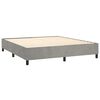 vidaXL Bed Frame Light grey