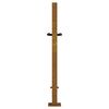 vidaXL Garden Gate 39.4x29.5" Corten Steel Bamboo Design