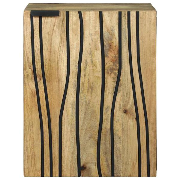 vidaXL Bathroom Sink Cabinet with Shelf Brown 14.96 x 13.19 x 18.90 in