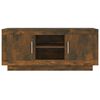 vidaXL TV Stand Smoked Oak 40.2"x13.8"x17.7" Engineered Wood