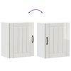 vidaXL Kitchen Wall Cabinet High gloss white Engineered wood Medium