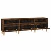 vidaXL TV Cabinet Smoked oak Engineered wood Large TV Cabinet