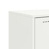 vidaXL Sideboard White Cold-rolled steel Medium Sideboard Rectangular