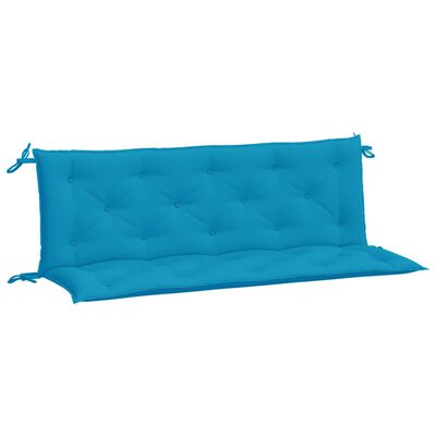 vidaXL Garden Bench Cushions 2pcs Light Blue 59.1"x19.7"x2.8" Oxford Fabric