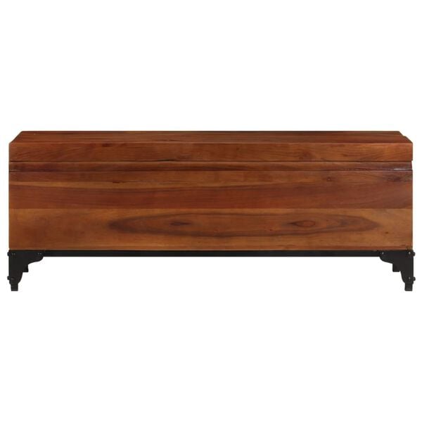 vidaXL Storage Trunk Brown Solid Acacia wood Large Storage Trunk