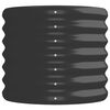vidaXL Garden Raised Bed Anthracite Powder-coated steel Large Durable