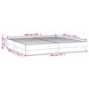 vidaXL Bed Frame Light Grey 100% Polyester, Plywood, Engineered Wood